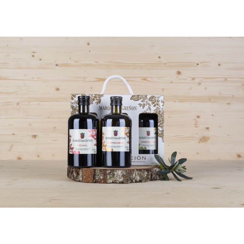 Aceite de Oliva Virgen Extra Marqués de Griñón DUO Collection - Pack 3x500ml
