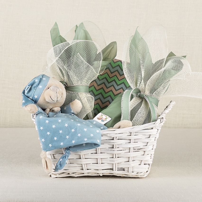 Canastilla Teddy Blue