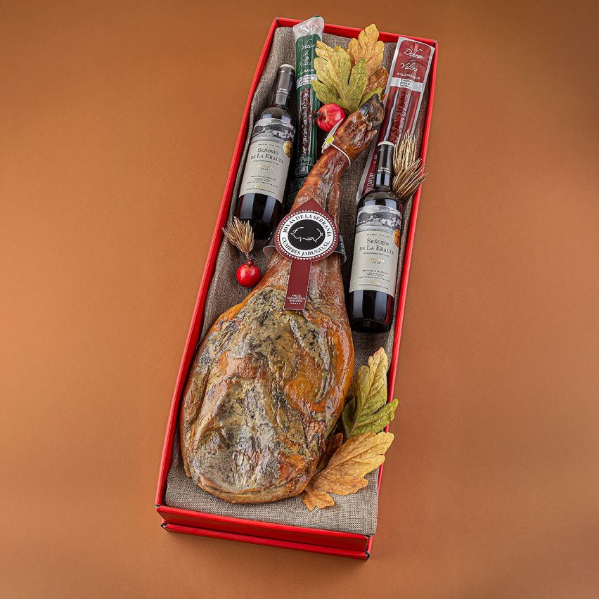 Jamonero J-2 con Paleta Gran Reserva Joyas de la Serranía