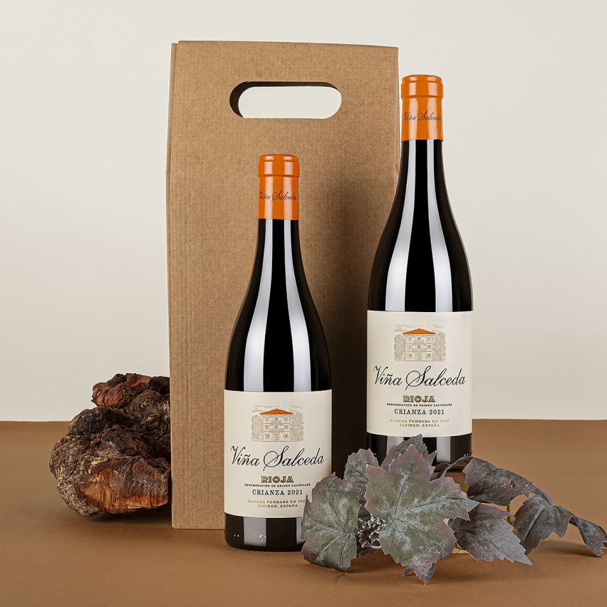 Estuche Vino 1 con Vino Rioja Crianza