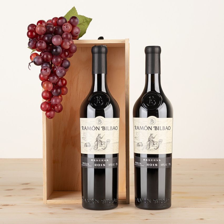 Estuche Vino Tinto Ramón Bilbao