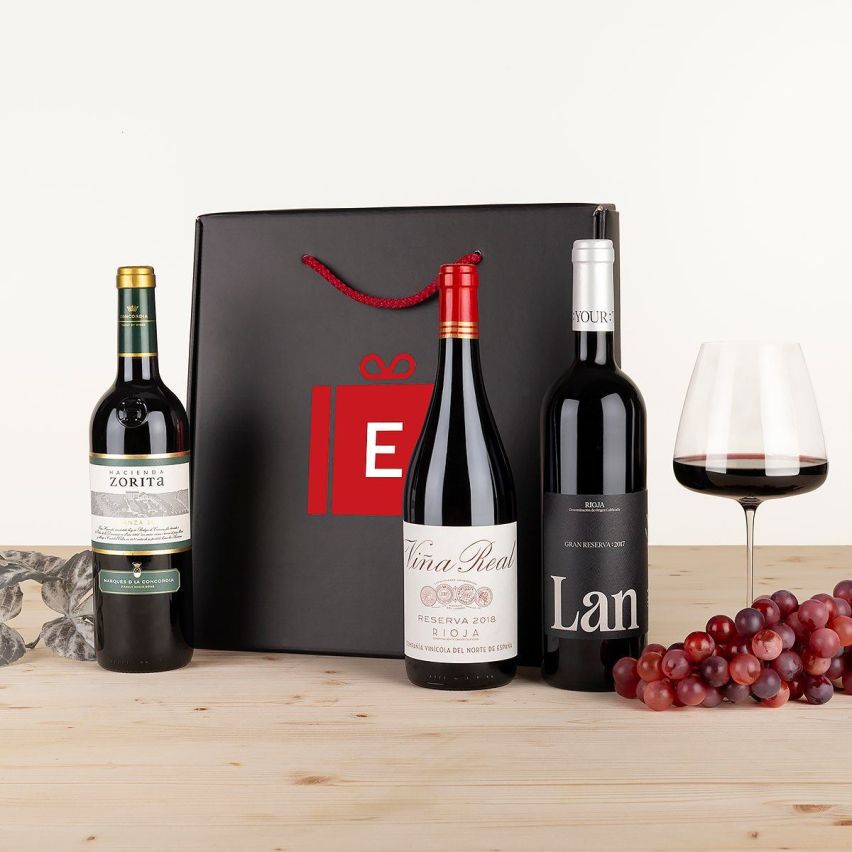 Estuche R-2 con Rioja LAN Gran Reserva y Ribera del Duero Bardos