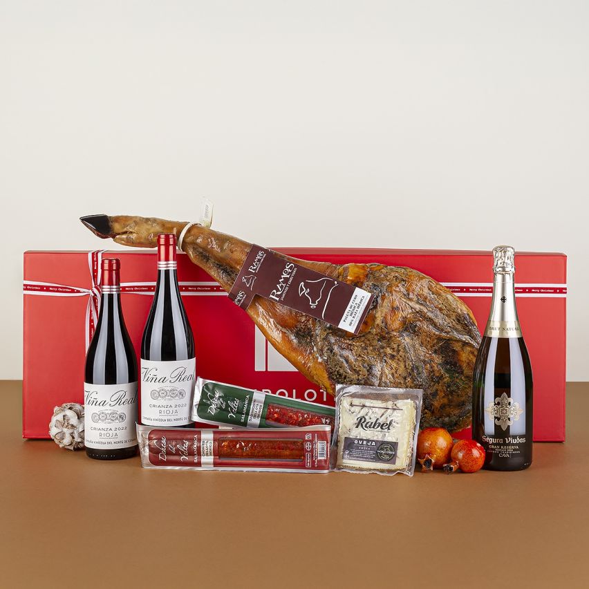 Jamonero J-3 Selección Ibérica Reserva con Paleta de Cebo Ramos y Cava