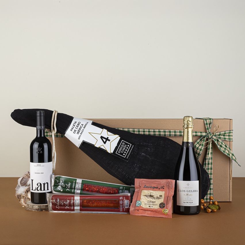 Lote Paleta de Cebo Ibérica Enrique Tomás con Cava Gran Reserva