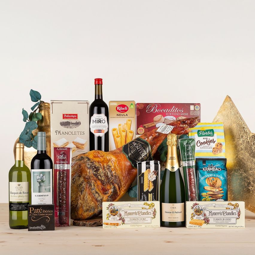 Lote de Navidad Siglo XXI con Paleta Serrana Duroc