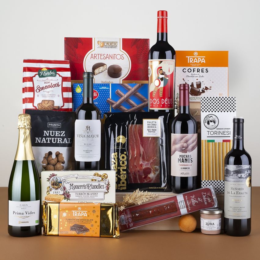 Lote de Navidad Gourmet con Cava Ecológico Codorníu y Foie