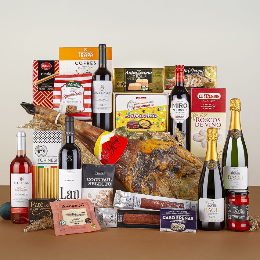 Lote de Navidad Premium Galilea Ibérico con Paleta El Raigal