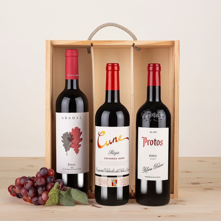 Estuche R-21 con Selección de 3 Vinos Tintos