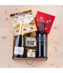 Estuche Navidad Gourmet con Cava, Vino y Dulces
