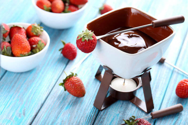 Fondue de chocolate, el San Valentín más dulce de tu vida