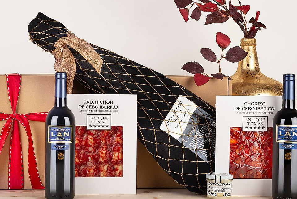 Lotes y Cestas de Navidad con Jamón