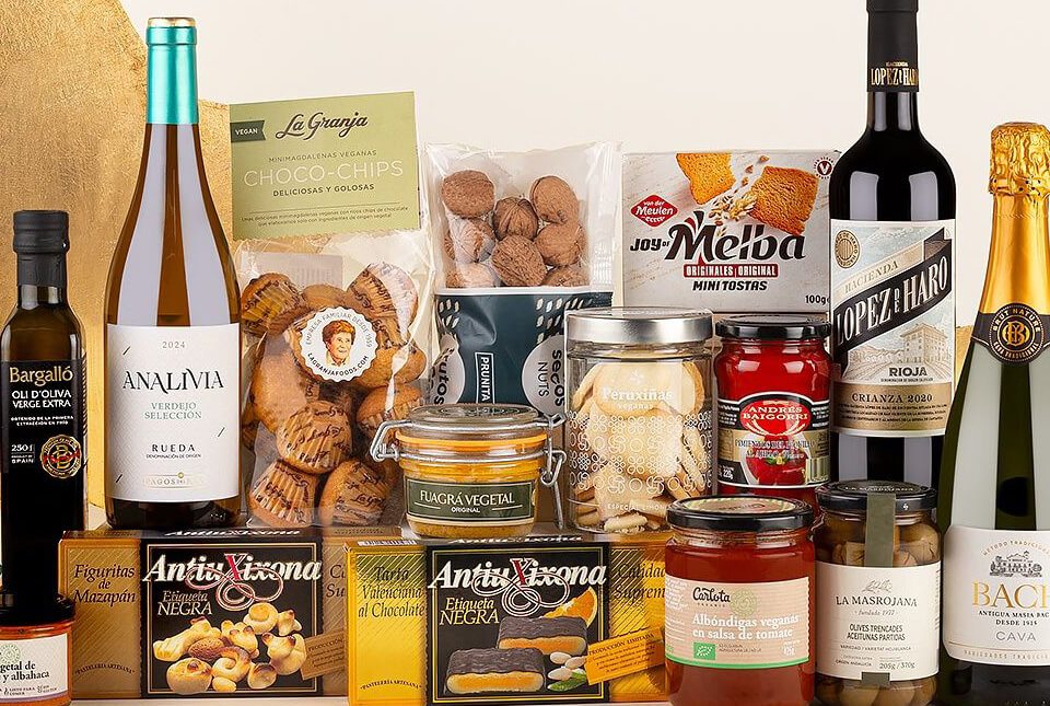 Lotes y Cestas de Navidad Veganos y Vegetarianos